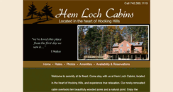 Desktop Screenshot of hemlochcabins.com